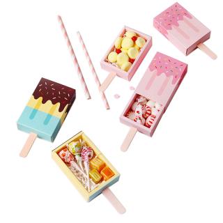 10pcs Ice cream shape Wedding party Favor Box Cartoon treat box Ice C_1